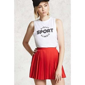 Forever 21 Red Skirt